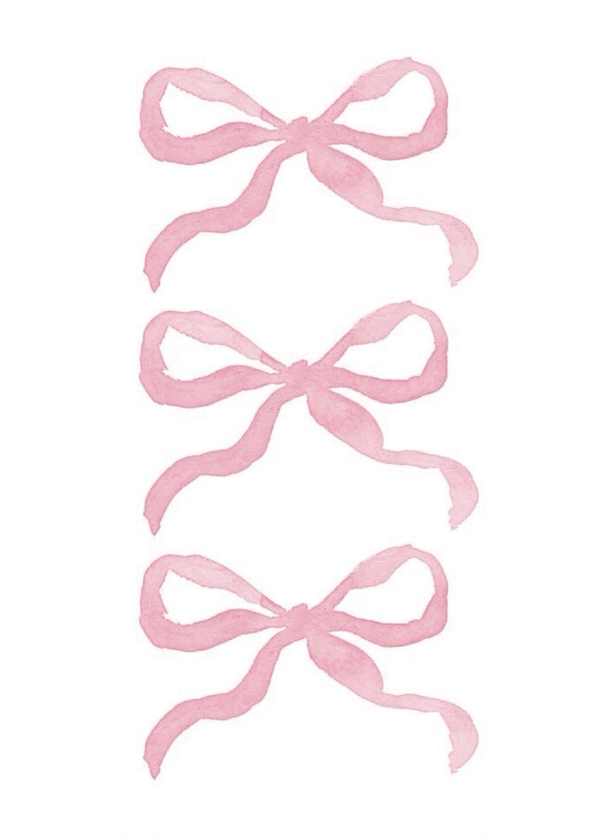 Pink + white poster poster