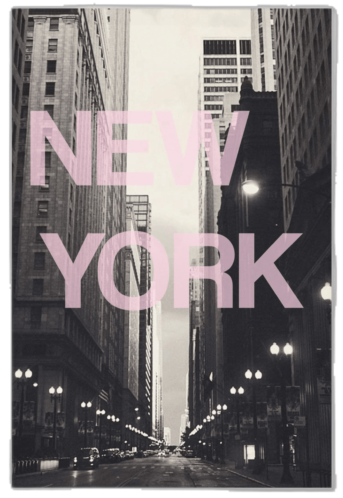 Black and White New York City Print, Travel Poster