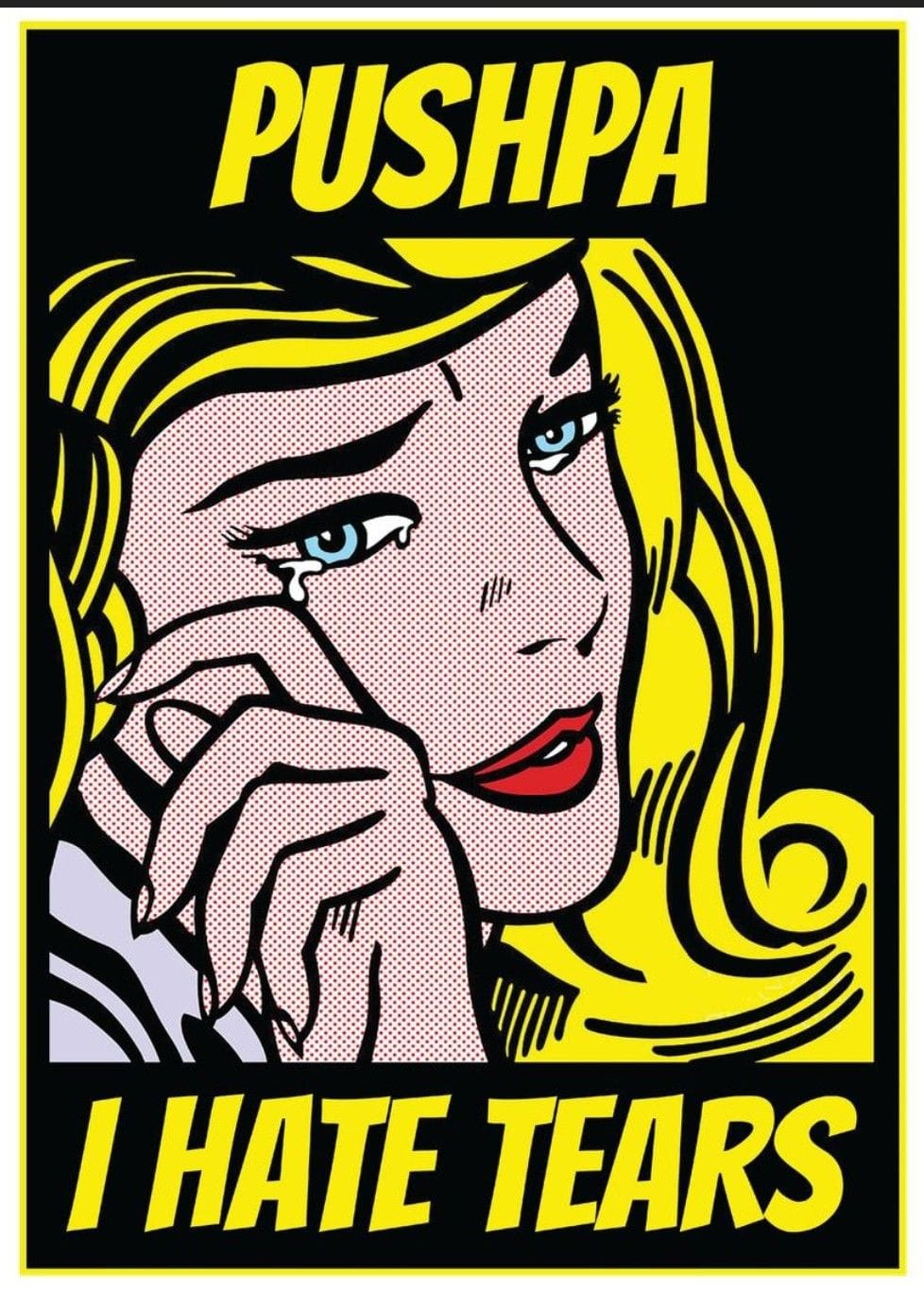 I hate tears poster