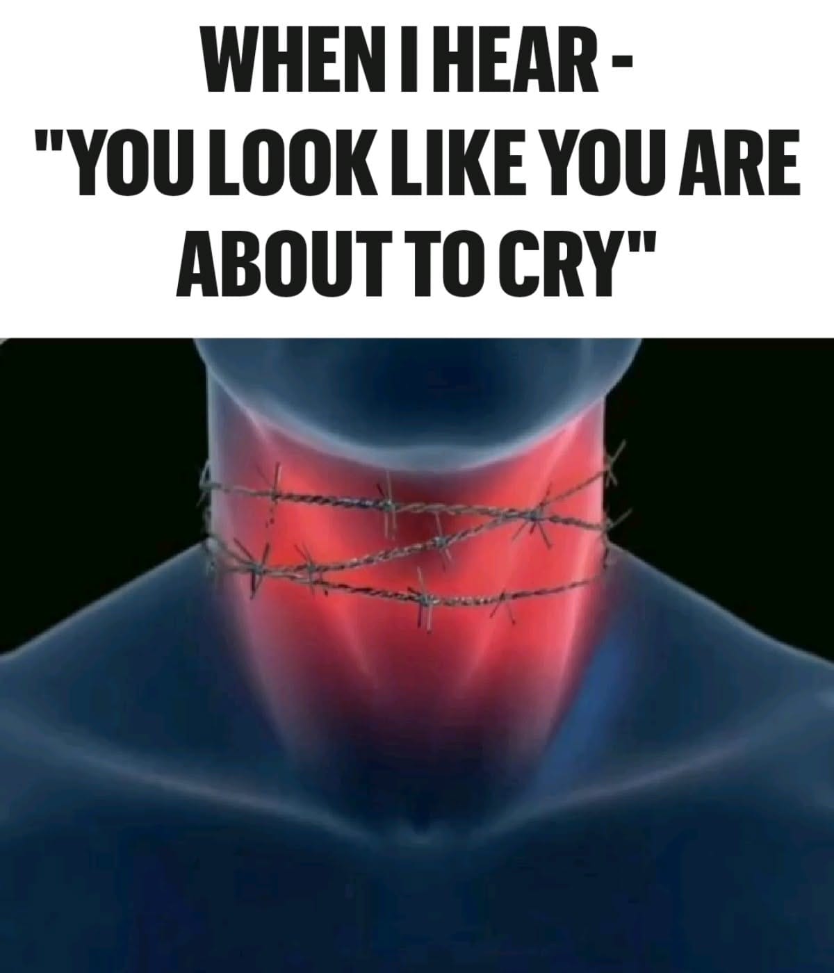 That's when you really start tearing up