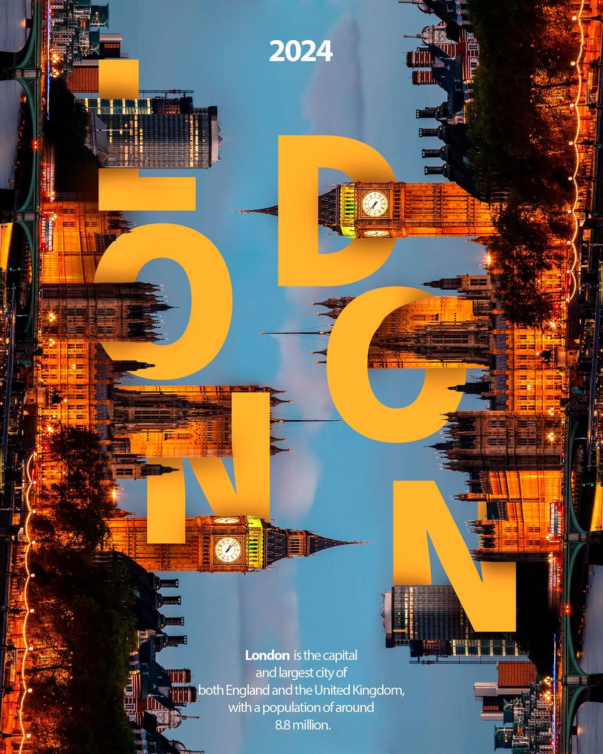 Cities with letters- Poster design - Ani Melkonyan