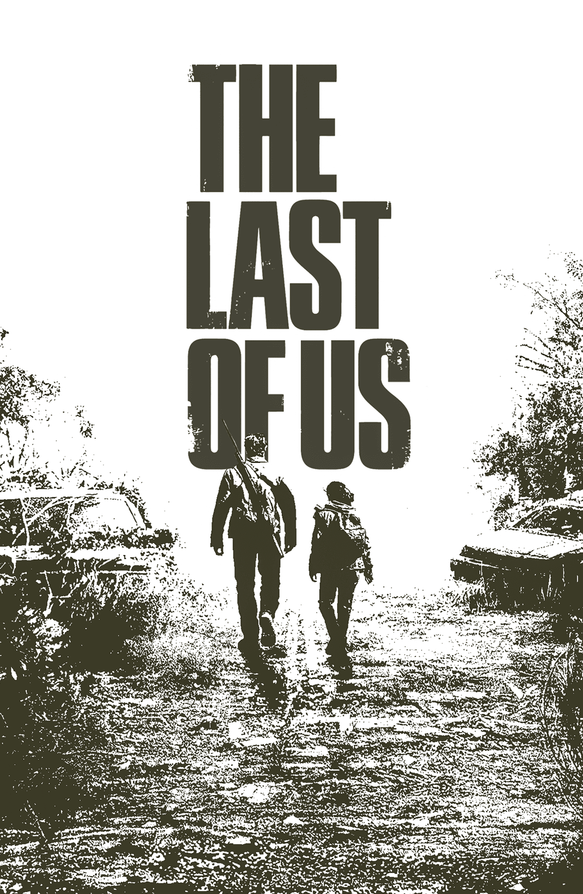 The Last of Us poster half-tone