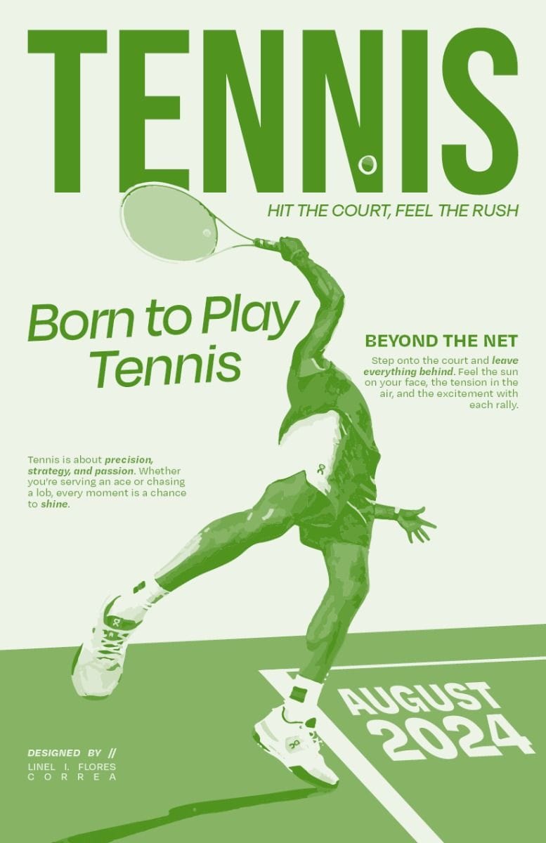 TENNIS POSTER
