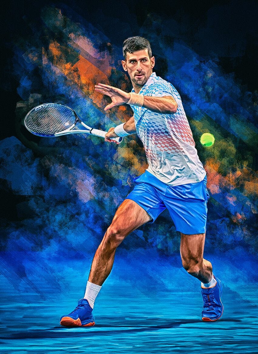 Novak Djokovic poster