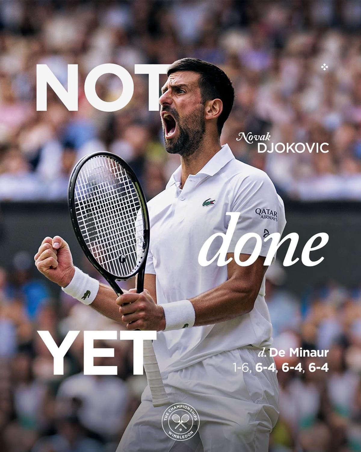 Novak Djokovic poster