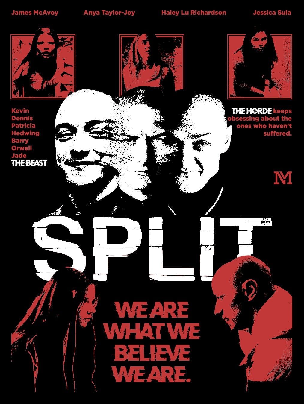 Split graphic poster⚡️