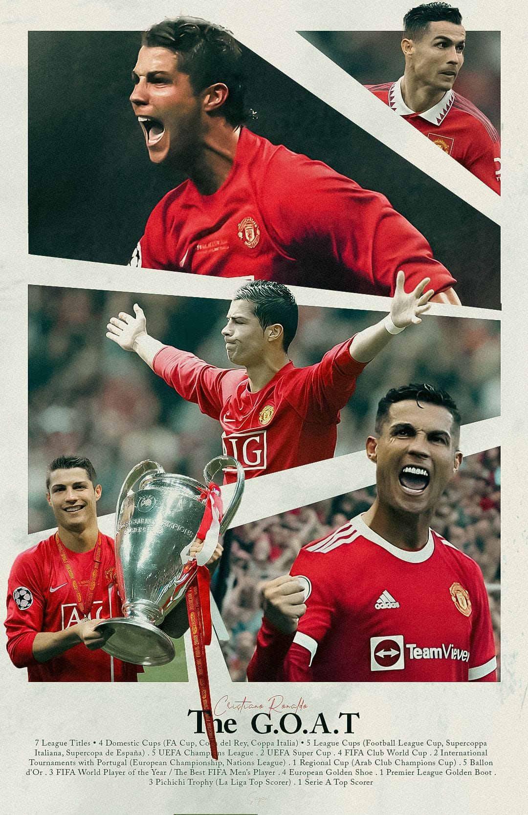 Comic Style Ronaldo Poster 🏆