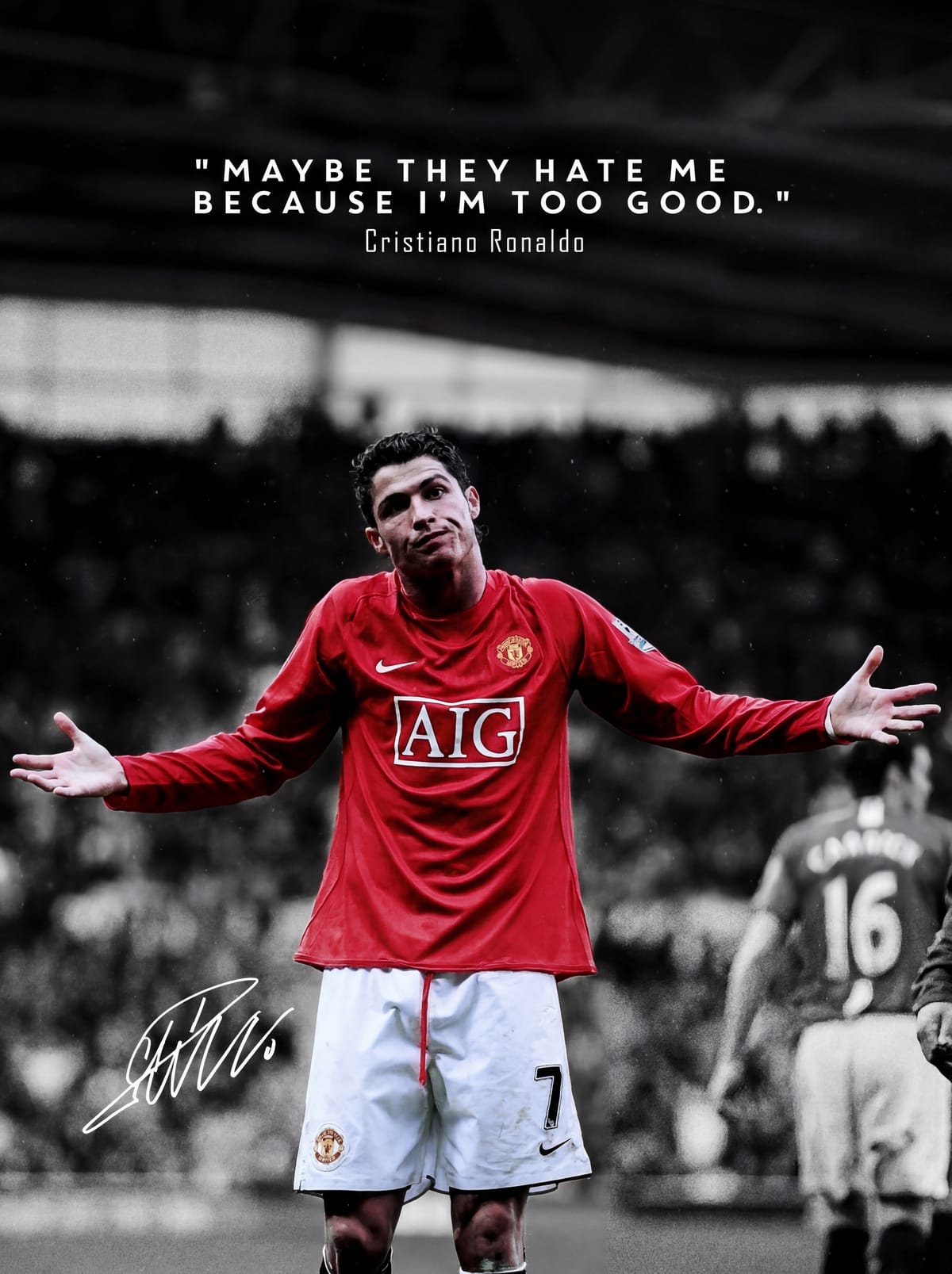 'Cristiano Ronaldo' Poster, picture, metal print, paint by Brian John | Displate