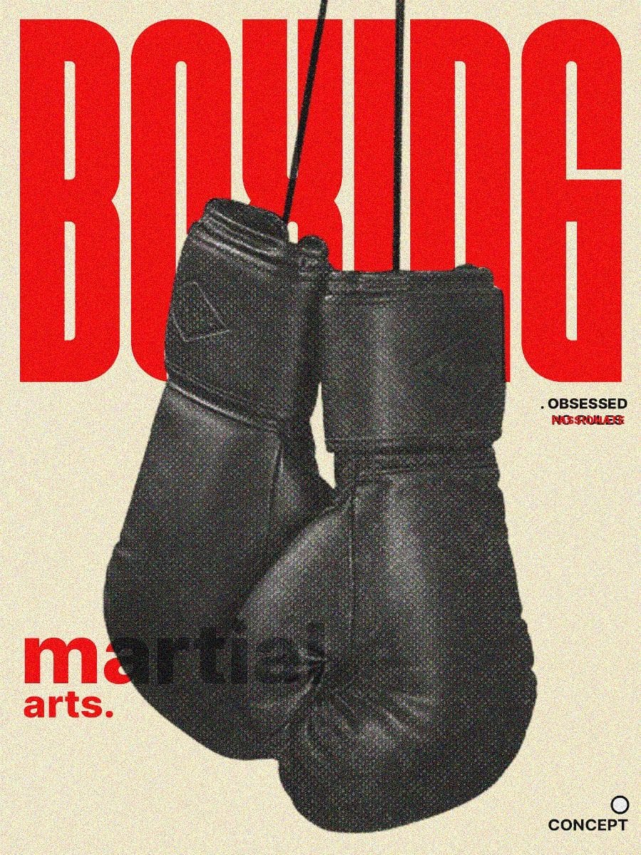 boxing poster design