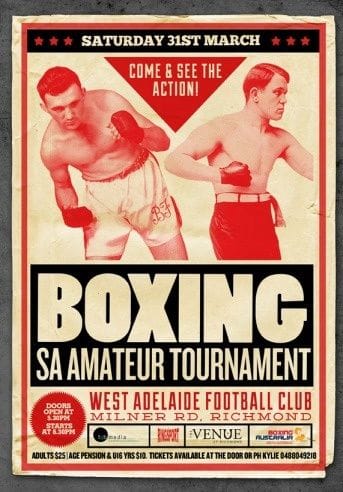 Boxing poster