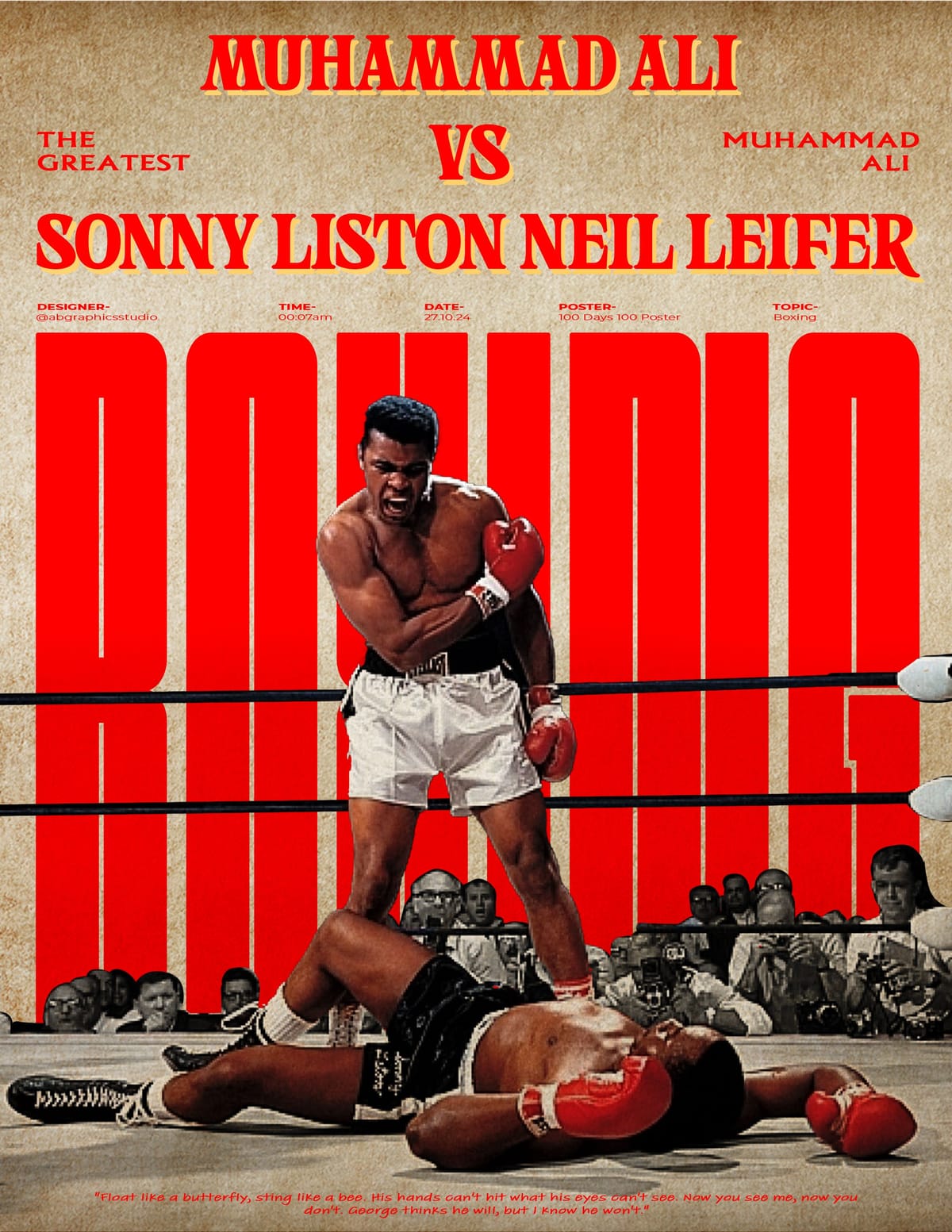 Boxing Poster Design