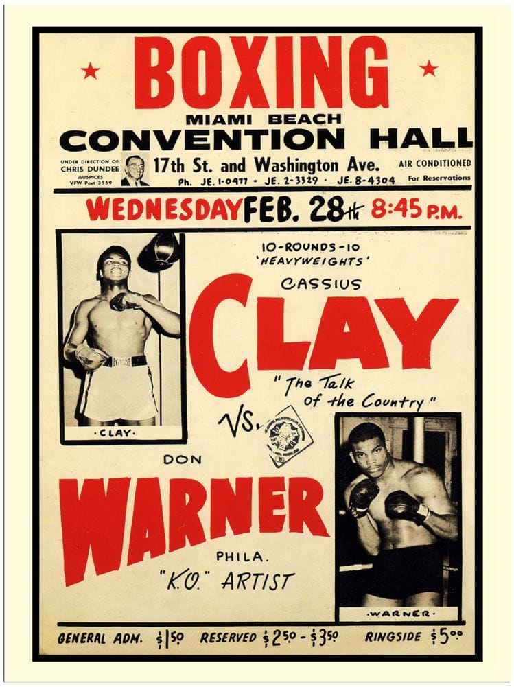 Boxing poster