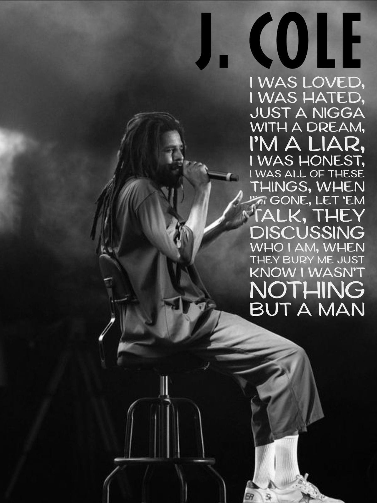 J. Cole Poster (18"x24")