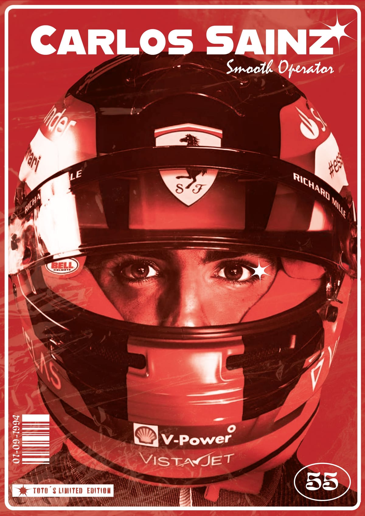 carlos sainz poster