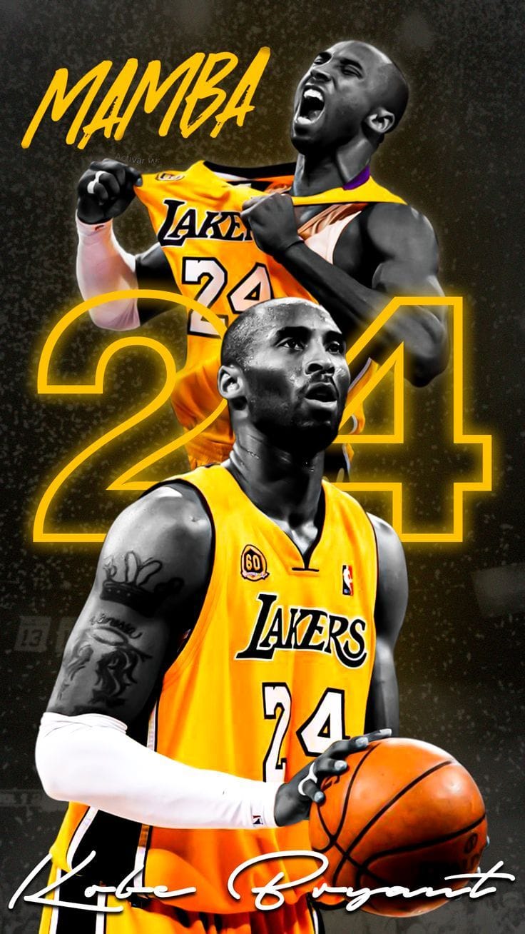Kobe Bryant - Mamba Out Poster Art