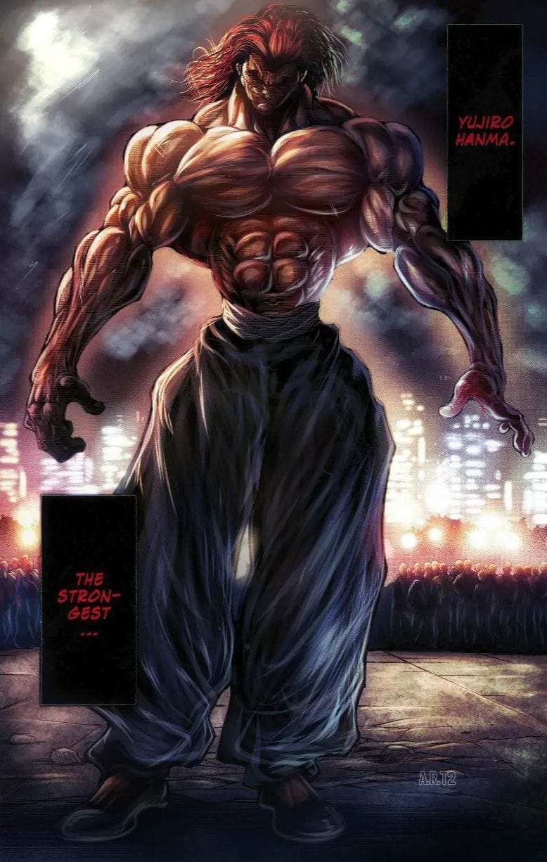 yujiro hanma/color by @armanart_2