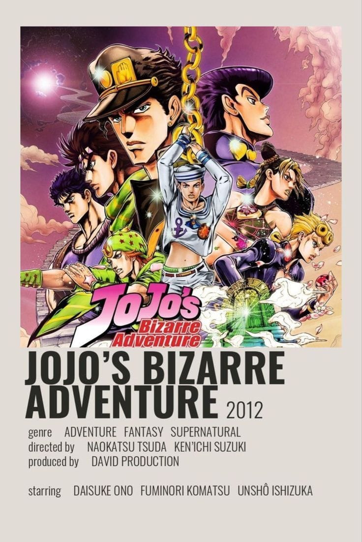 JoJo's Bizarre Adventure poster