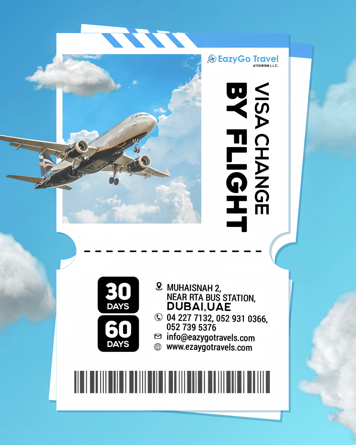 Traveling company poster design