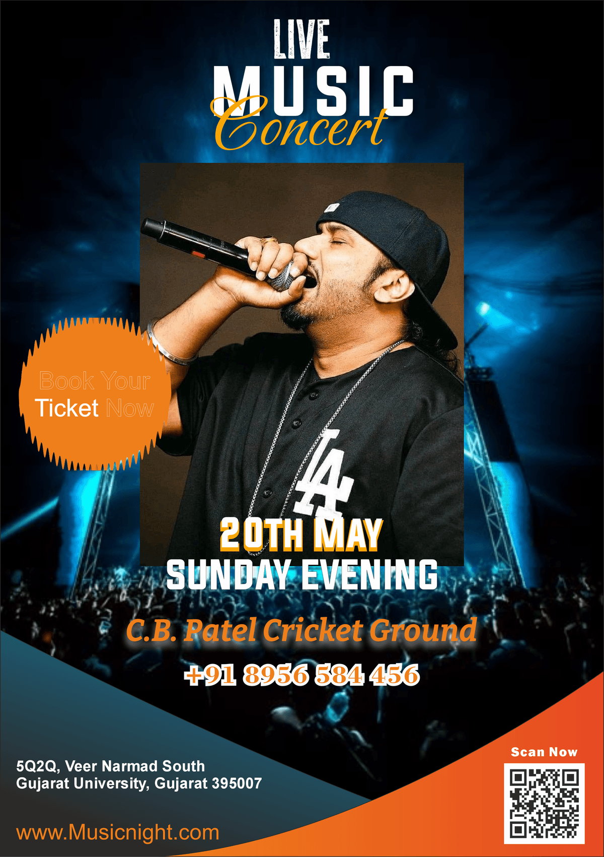 Music Concert Poster Design