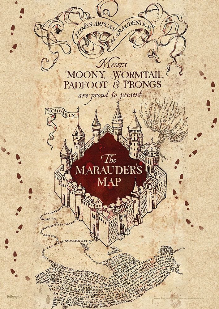 Harry Potter 'Marauders Map' MightyPrint Wall Decor