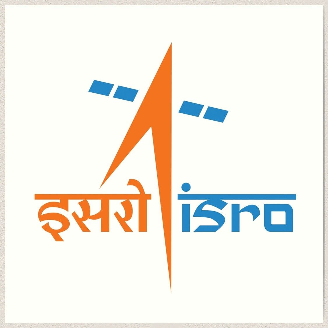 Isro Logo Simple Art Print by InfinityStudios