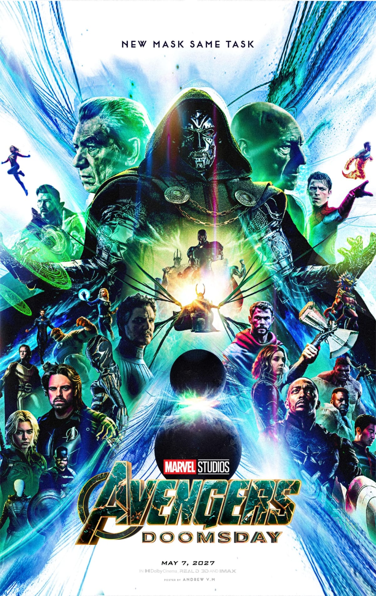 avengers doomsday epic poster 4k 2