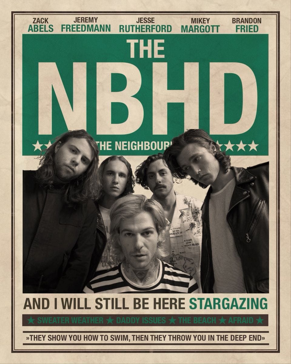 the neighborhood poster vintage