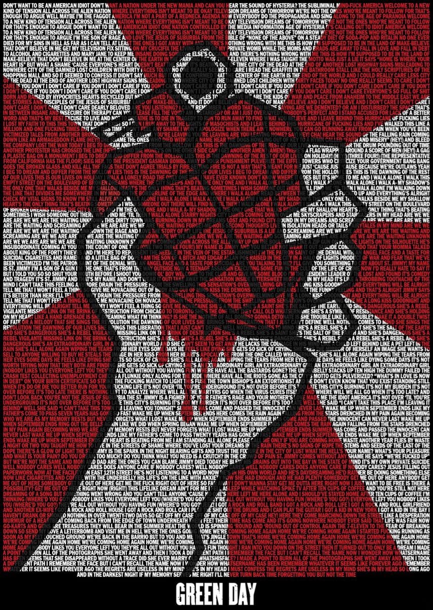 Green Day poster