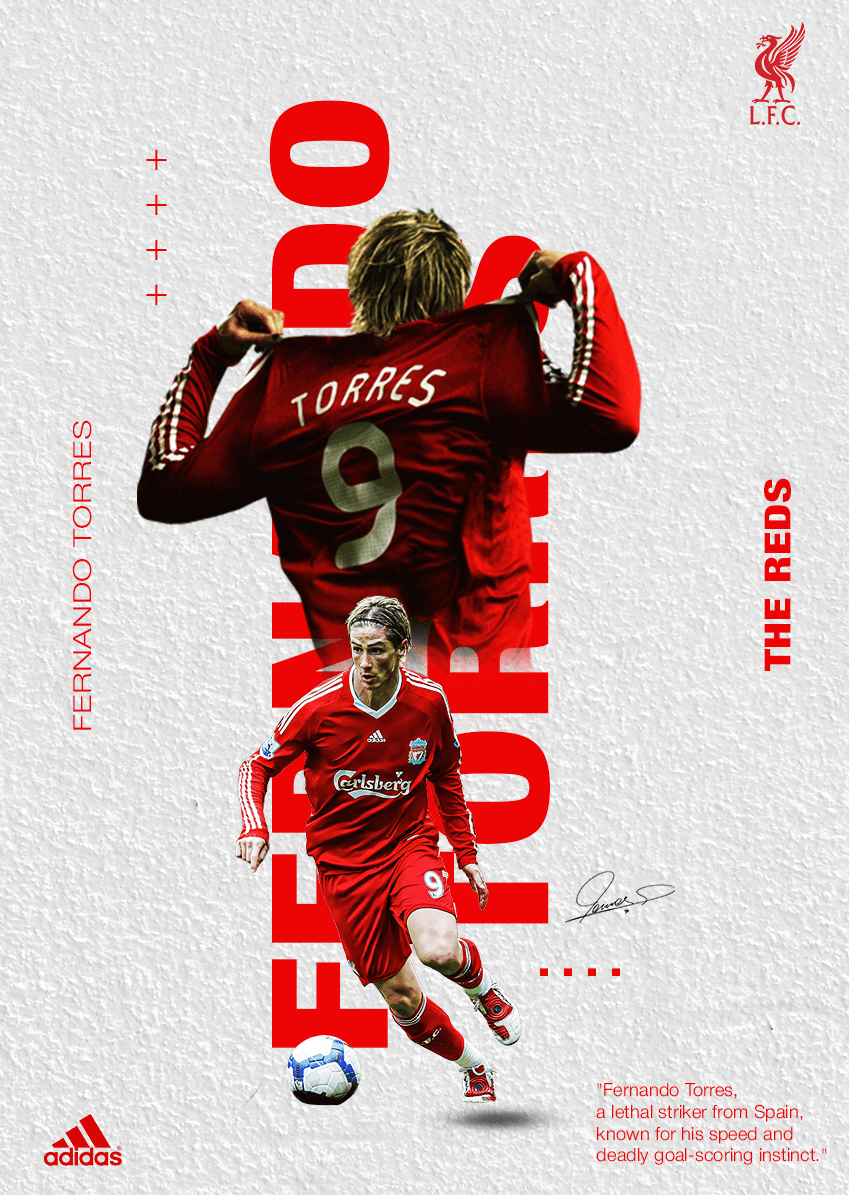 Fernando Torres at Liverpool FC Poster