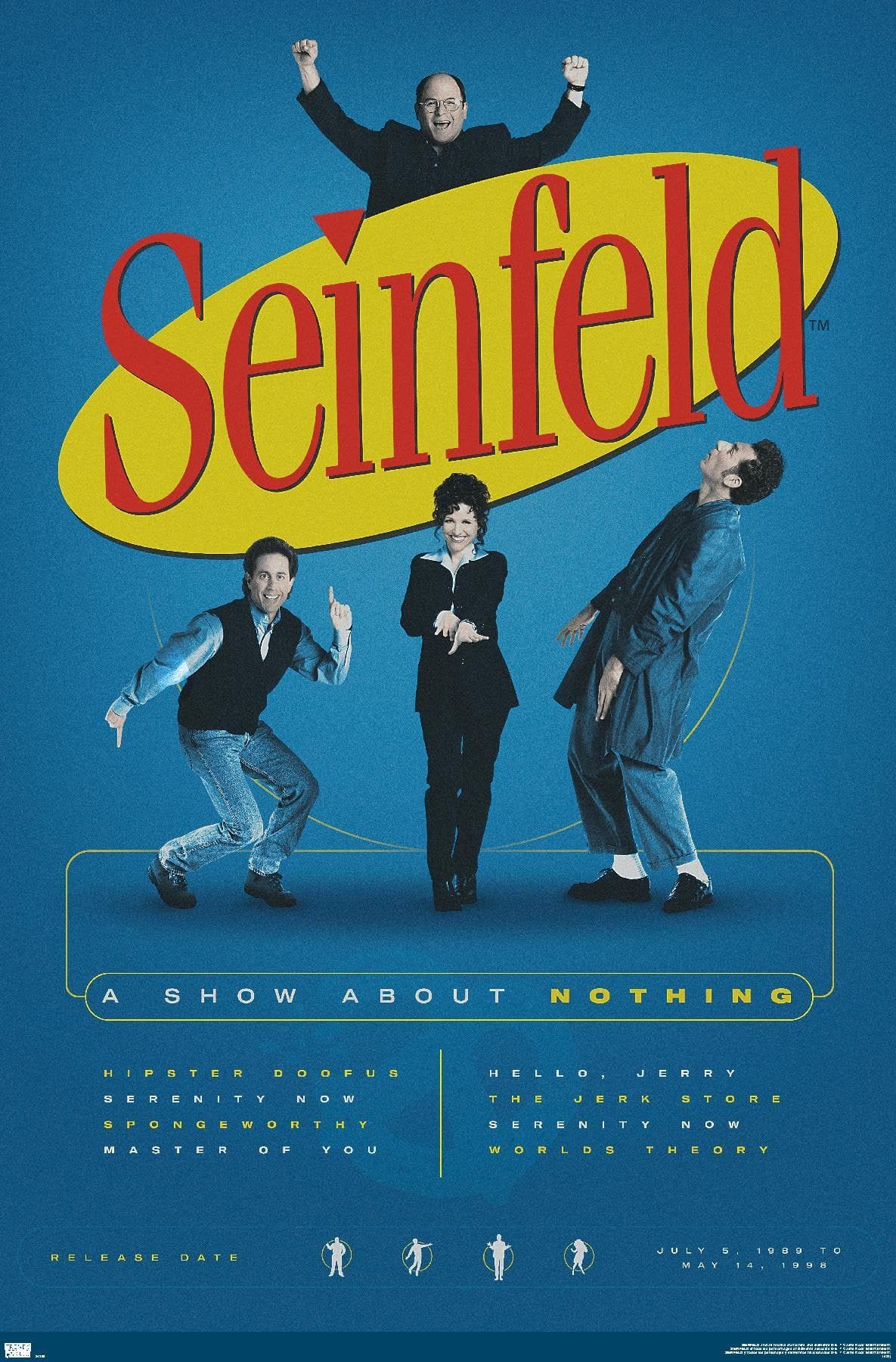 Trends International Seinfeld - A Show About Nothing Wall Poster