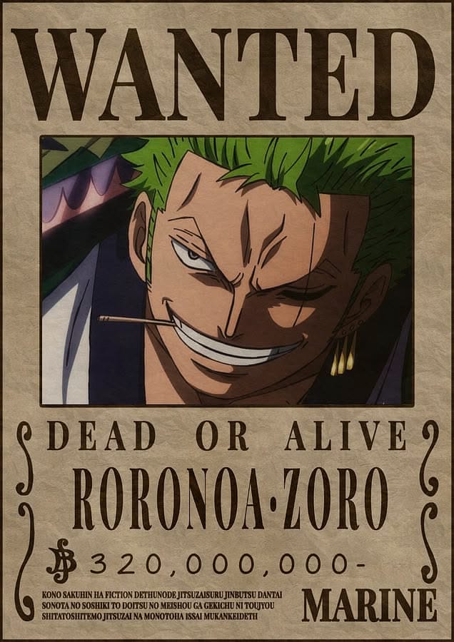 Zoro poster