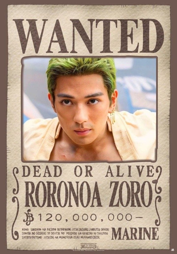 roronoa zoro mackenyu wanted