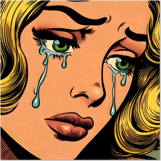 Pop Art Tears Poster