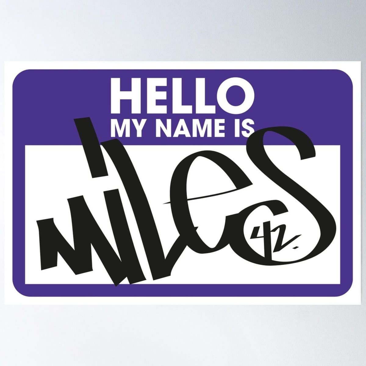 Hello, My Name Is Miles Poster