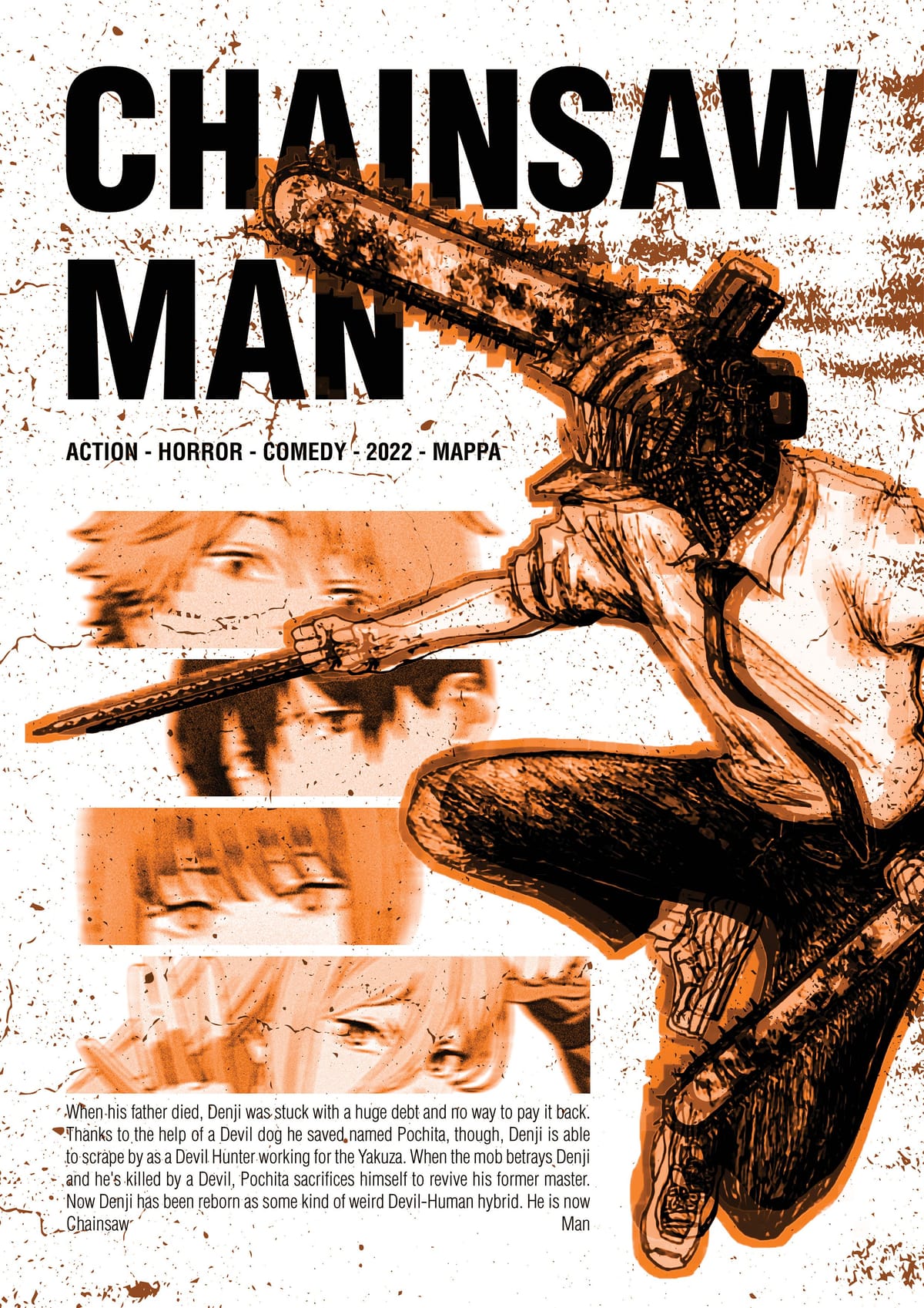 chainsaw man poster