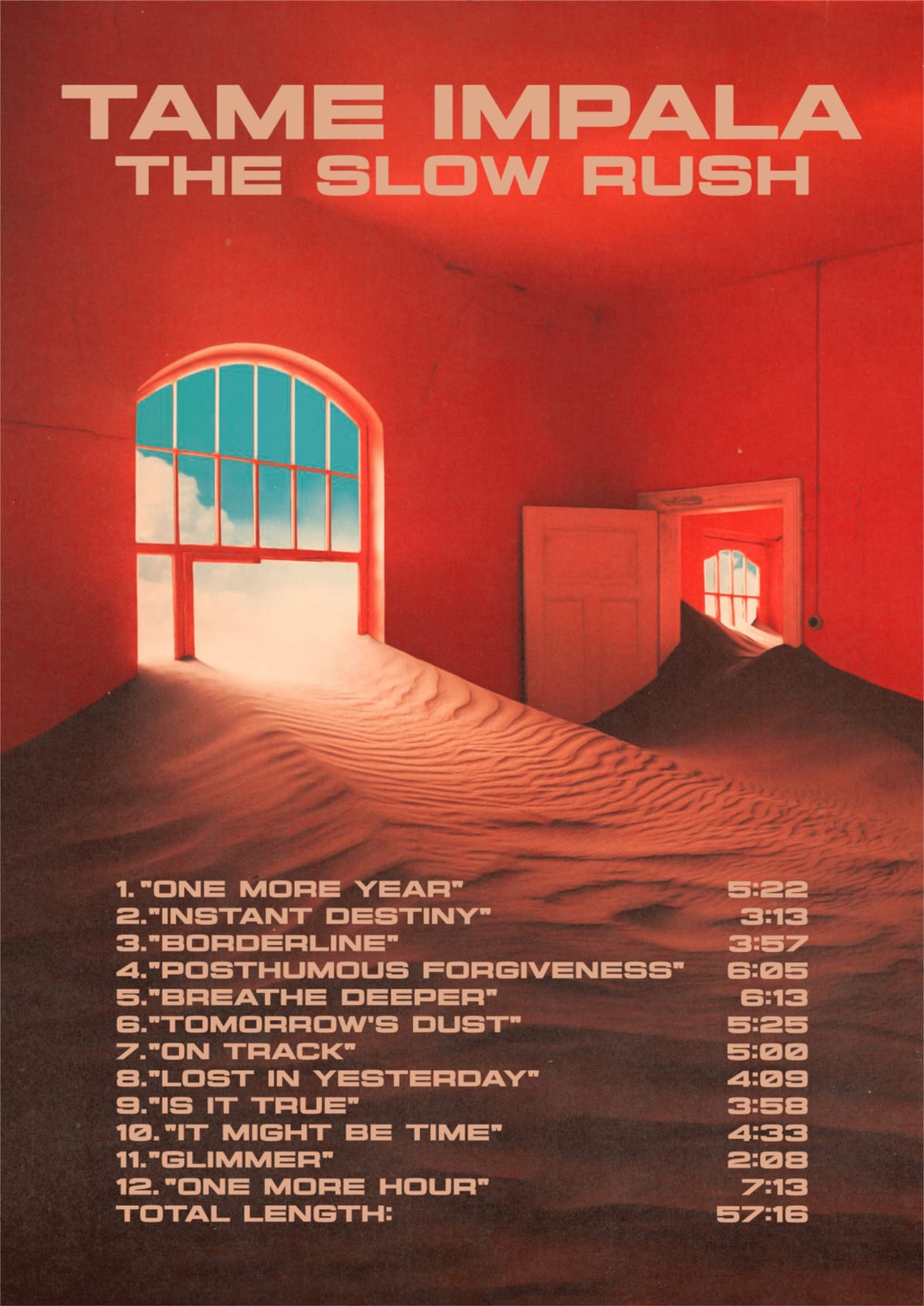 Tame Impala The Slow Rush Poster