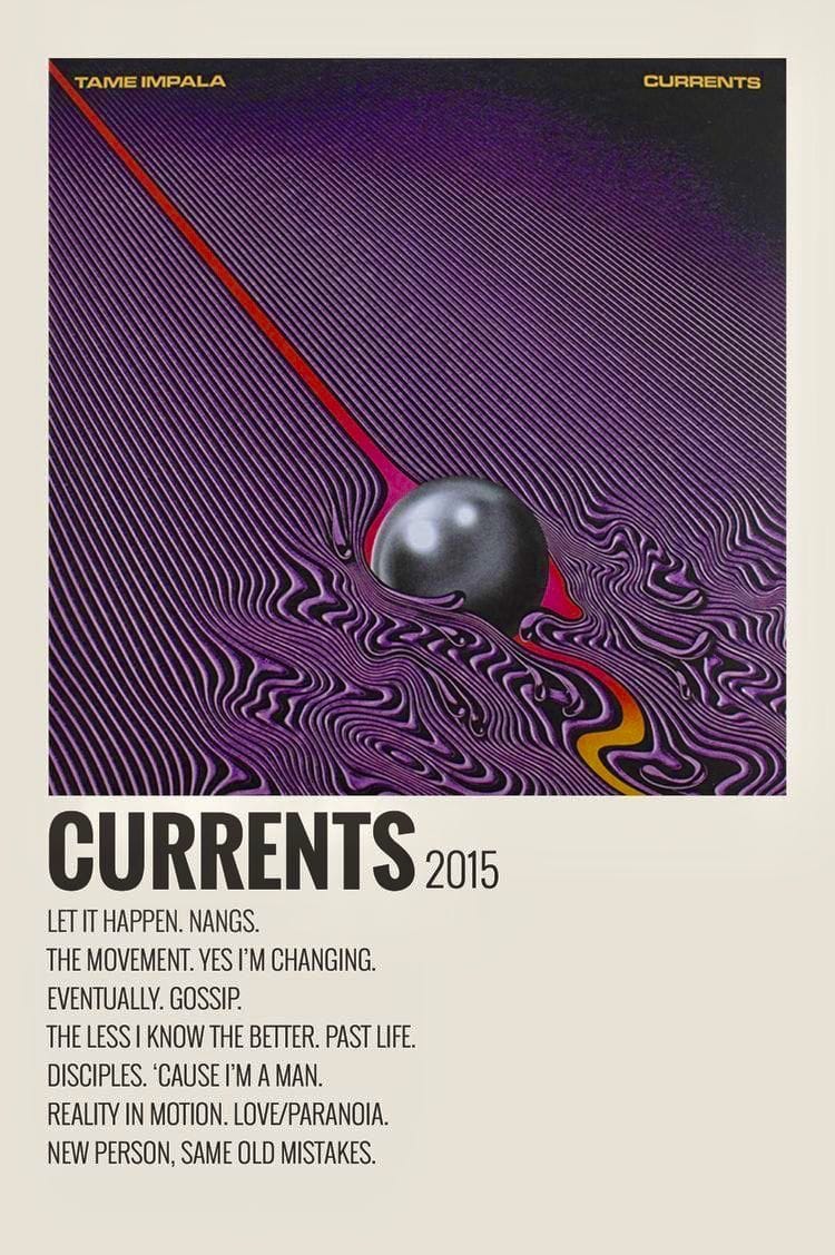 tame impala wall poster