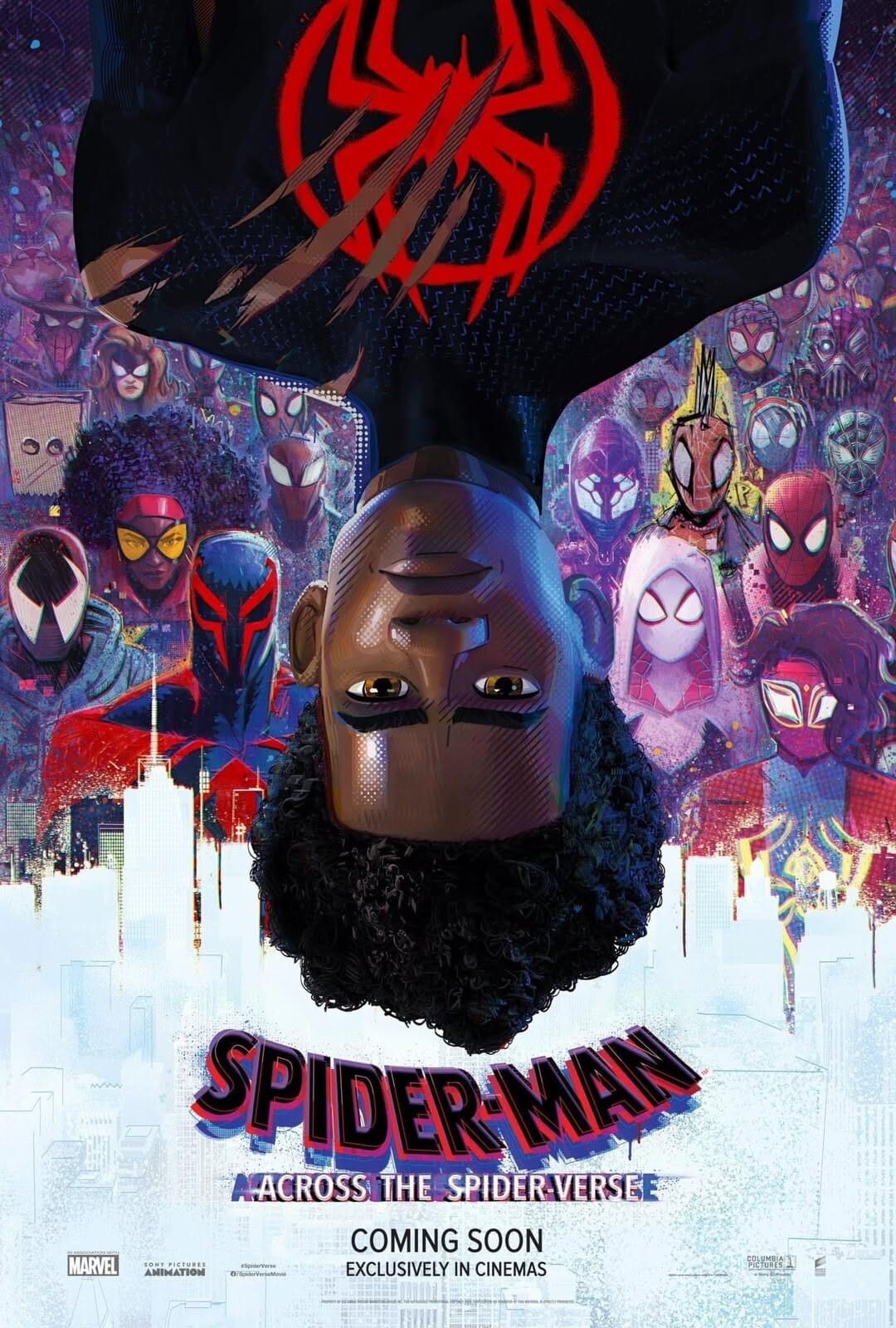 Original Spiderman Across The Spiderverse 1 Sheet 27x40 Ds