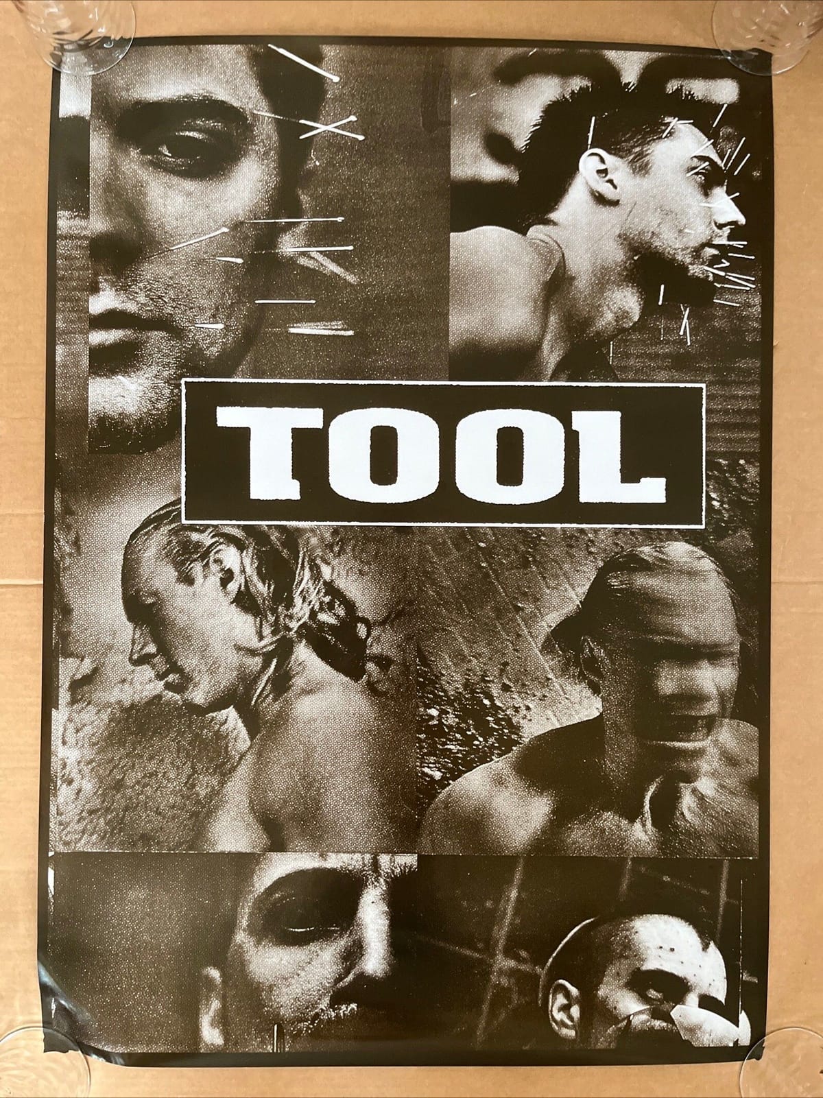 tool pins and needles vintage poster 1980s music memorabilia posters