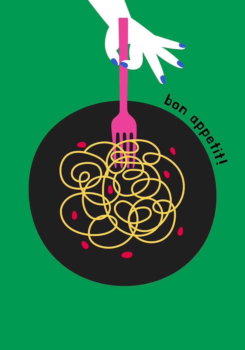 Bon appetit poster - 24″×36″