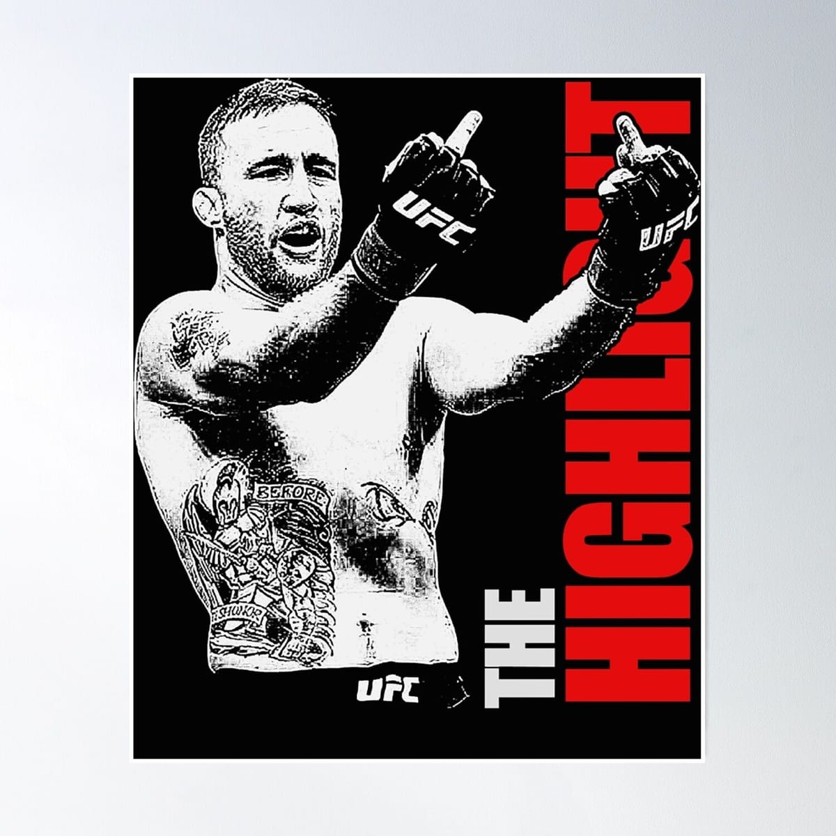 Justin Gaethje The Highlight Poster
