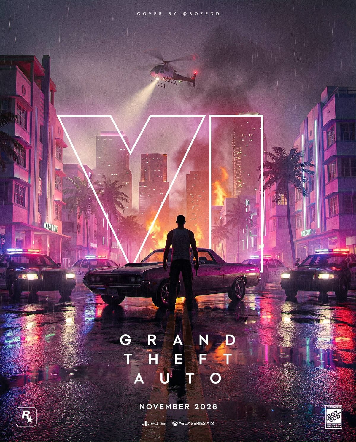 GTA VI “grand theft auto 6” reockstar wallpaper