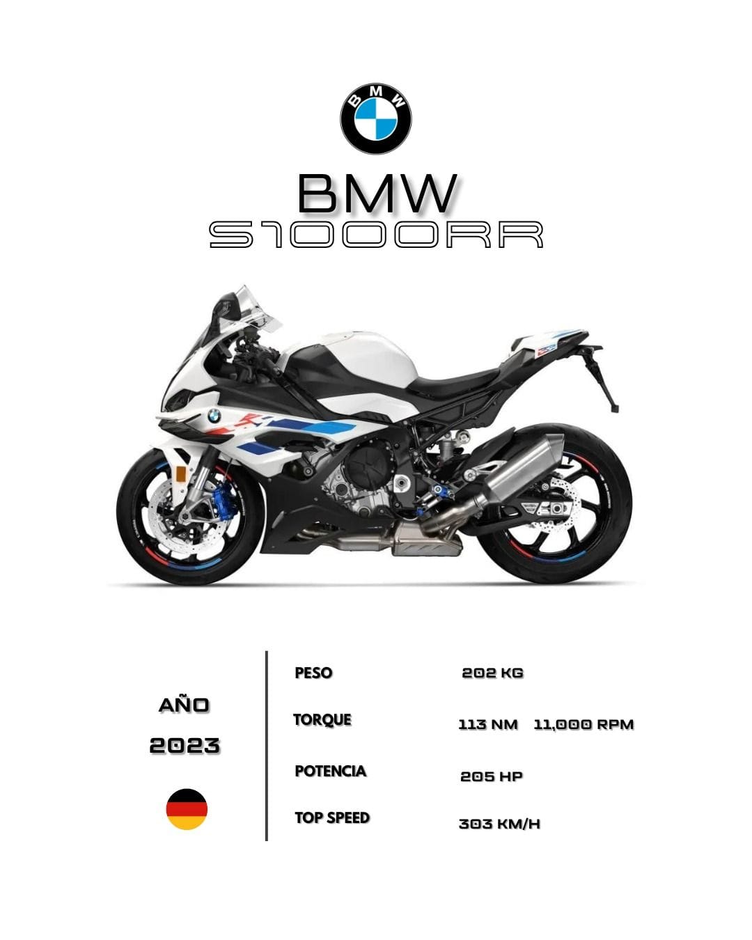 BMW S1000RR SuperBike Germany