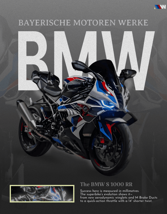 BMW S 1000 RR POSTER