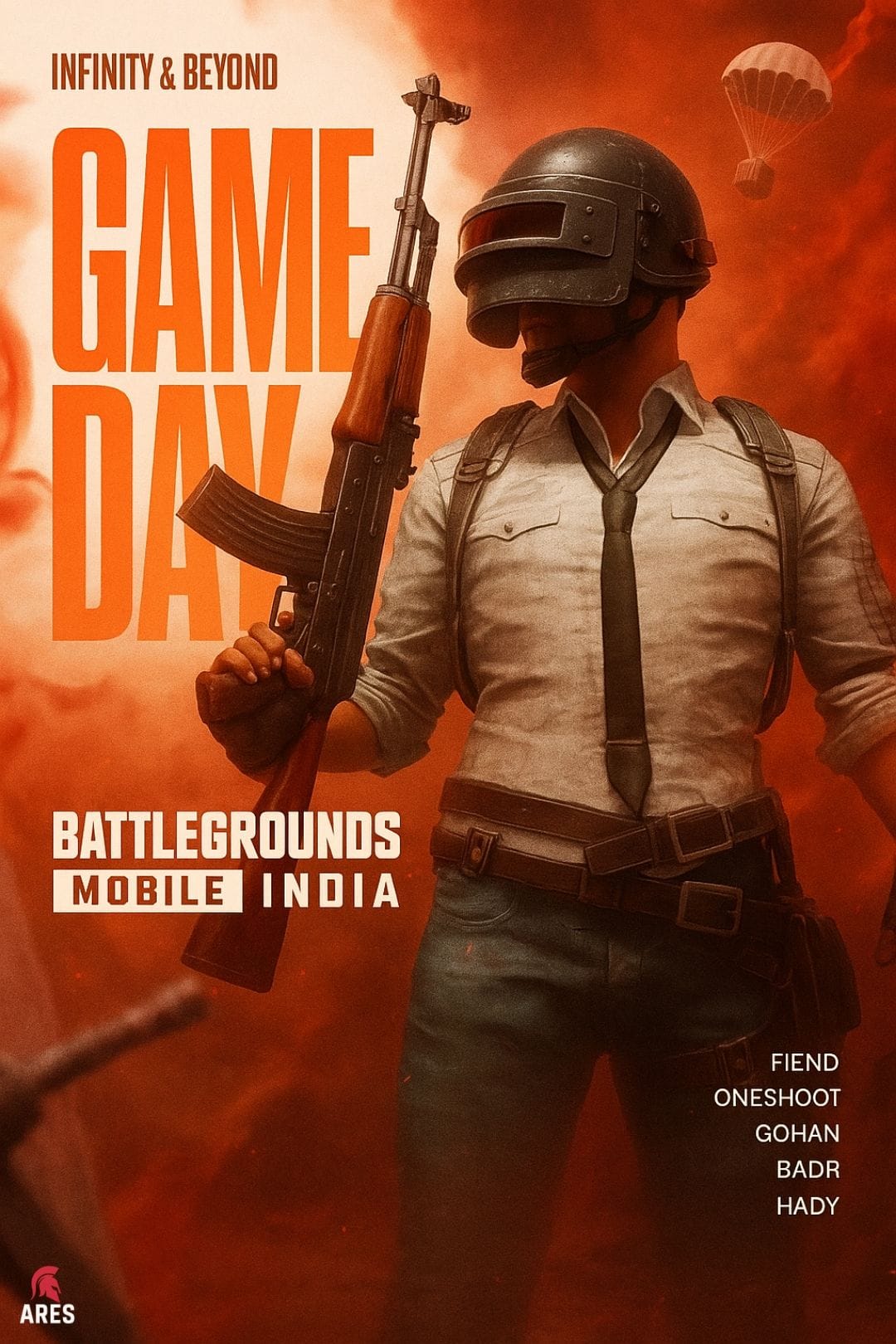 Game Day Vibes | Battlegrounds Mobile India Poster