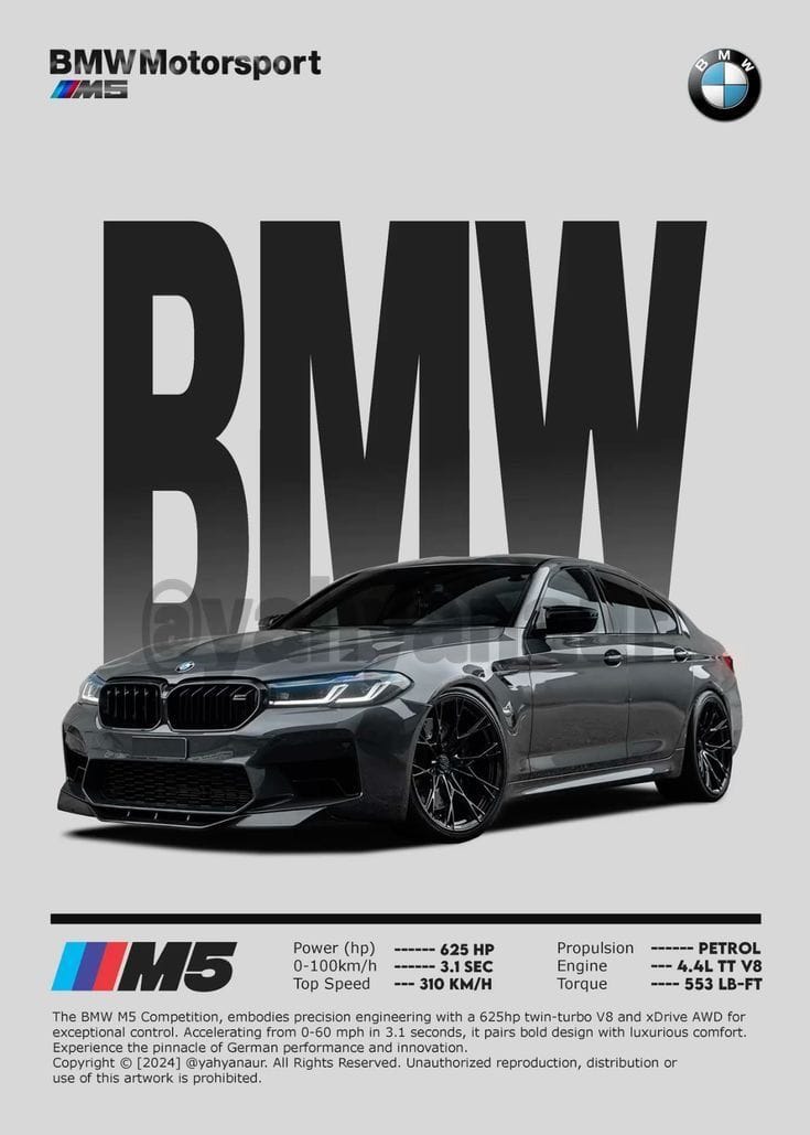 BMW poster