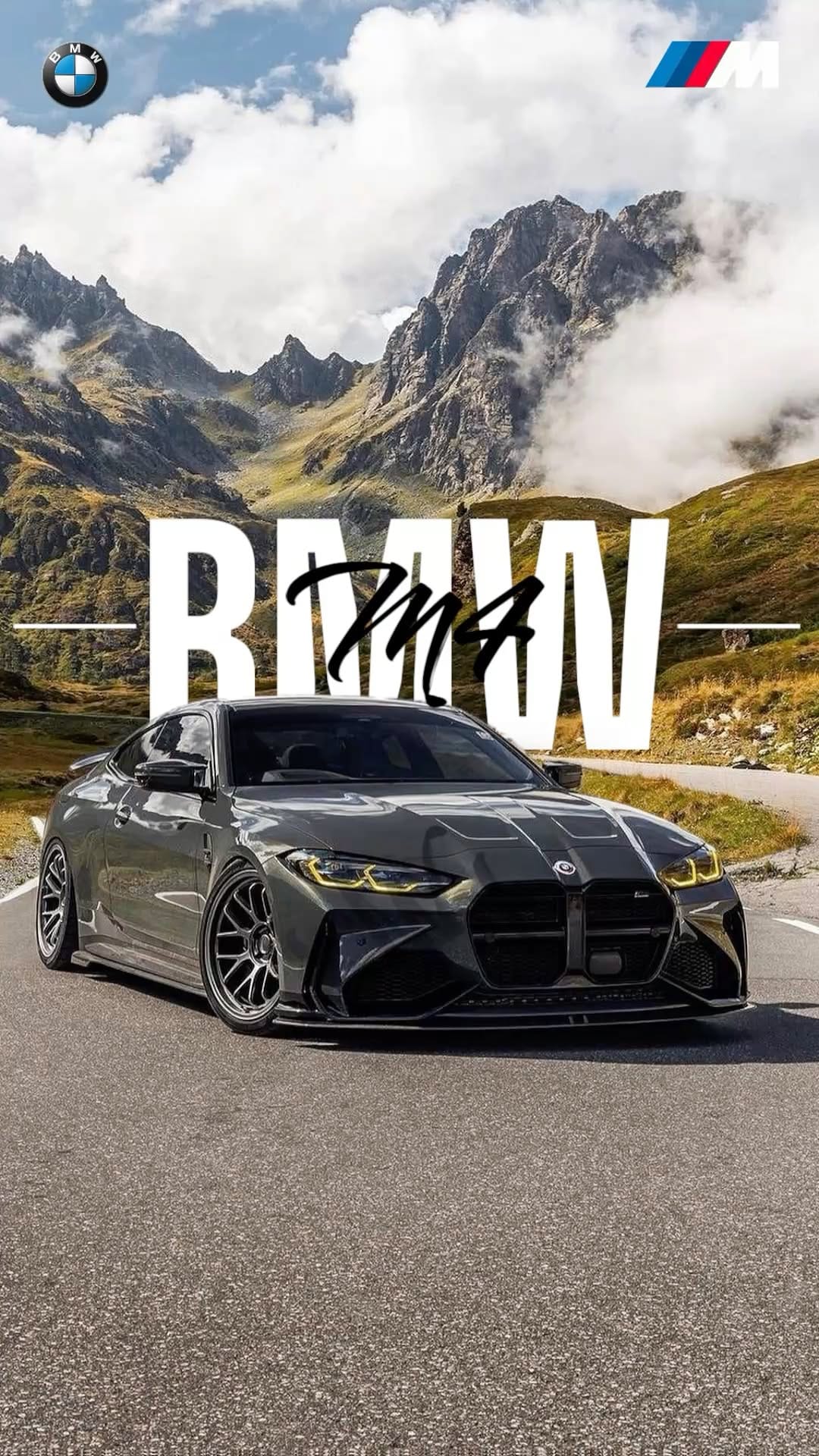 BMW m4 poster design