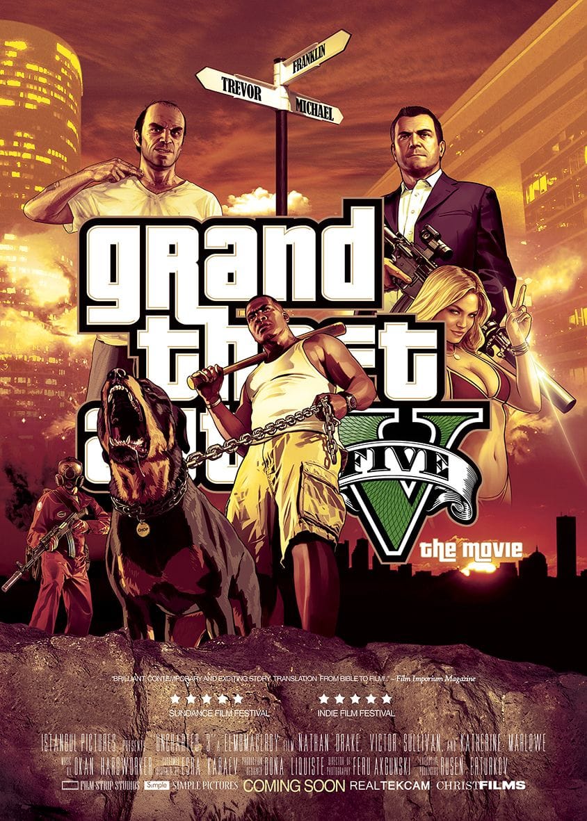 Gta v poster