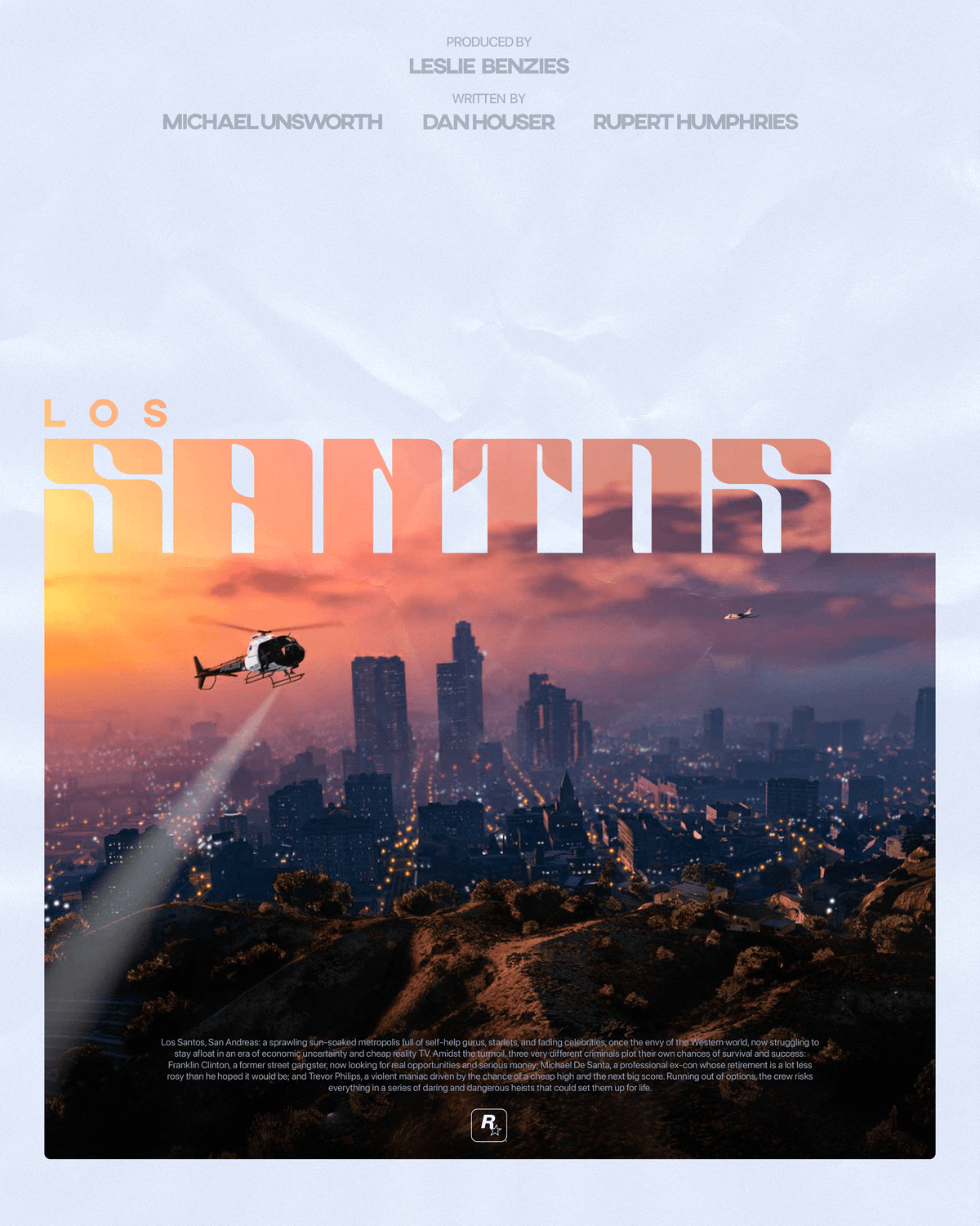 los santos - GTA V poster por: @brintolife