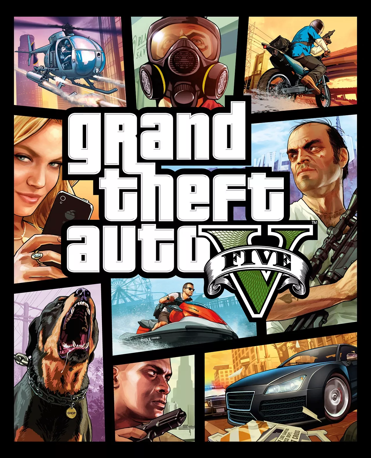 Grand Theft Auto V Cover Art
